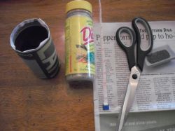 Создание емкости для рассады из бумаги1