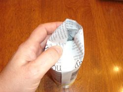 Создание емкости для рассады из бумаги5